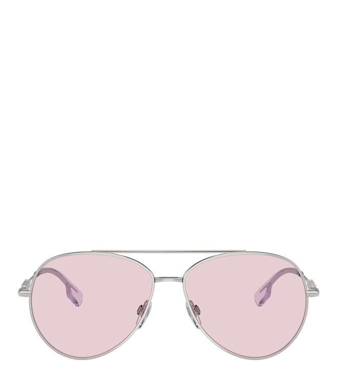 Burberry 0BE31471005P558 Pink Photochromatic Aviator Sunglasses for Women