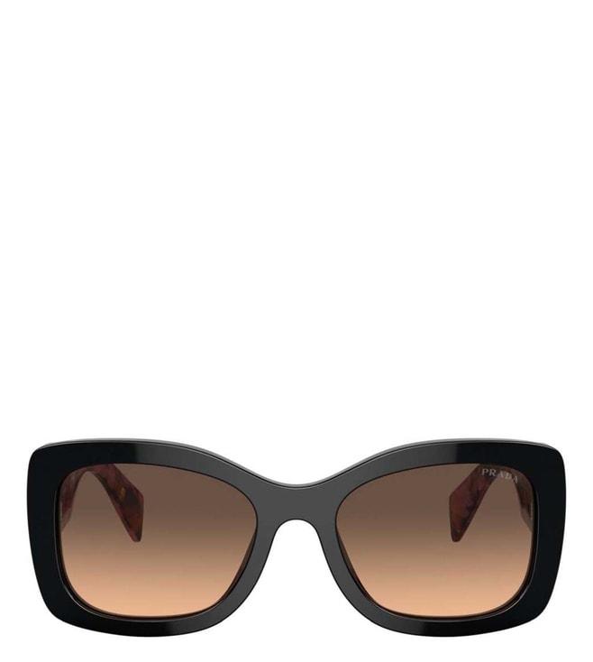 Prada 0PRA08S12O50C56 Grey Gradient Oval Sunglasses for Women