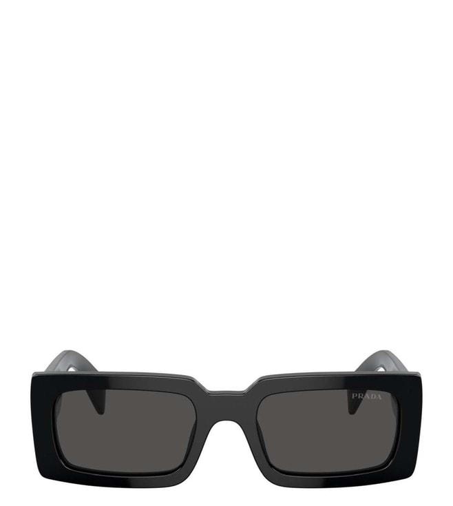 Prada 0PRA07S1AB5S052 Grey UV Protected Rectangular Sunglasses for Women