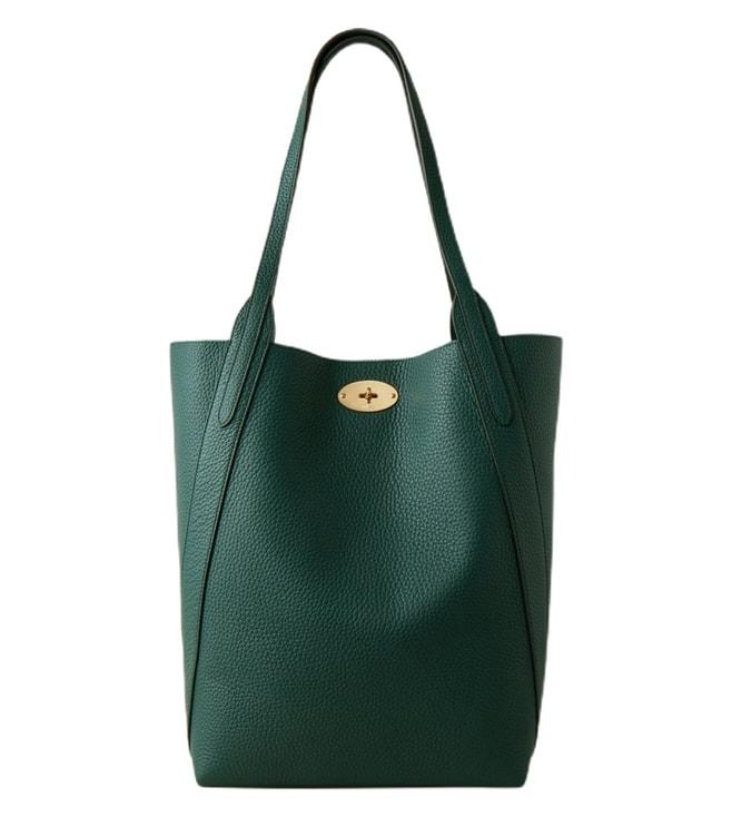 Mulberry Green Bayswater Heavy Grain Leather Medium Tote