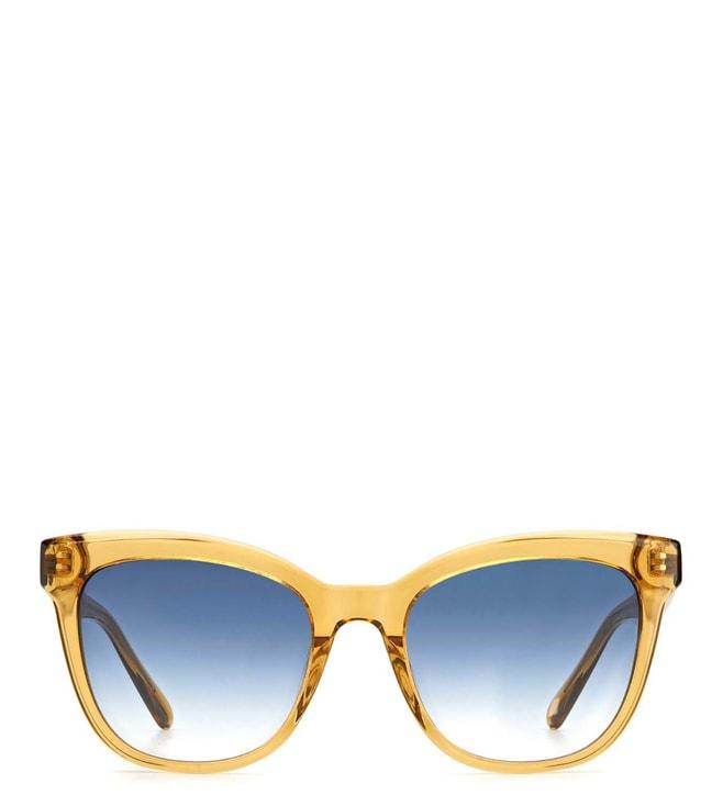 Fossil 2044222T35308 Blue Cat Eye Sunglasses for Women