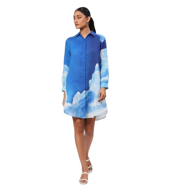 satya-paul-blue-linen-maldives-tunic
