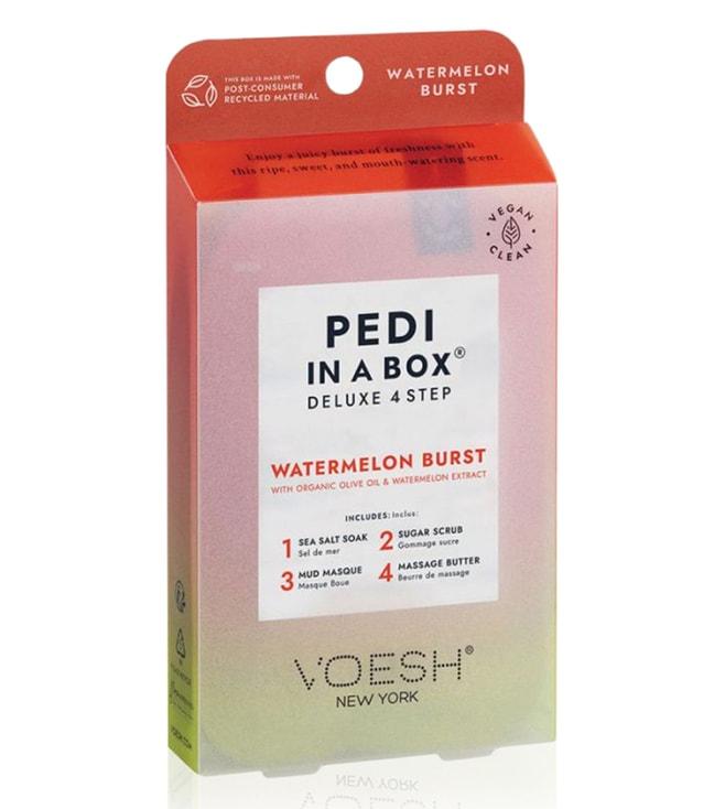 VOESH Watermelon Burst Pedi In a Box Deluxe 4 Step Kit