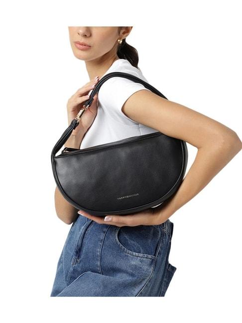 tommy-hilfiger-black-medium-shoulder-bag