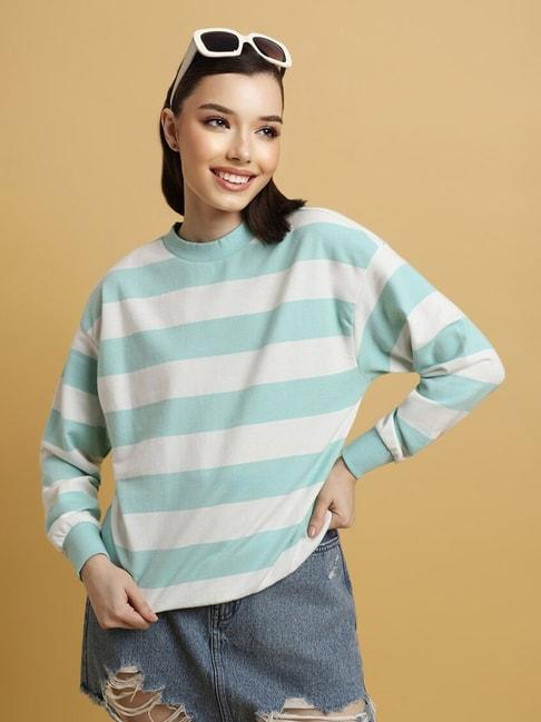 forever-21-blue-&-white-striped-sweatshirt