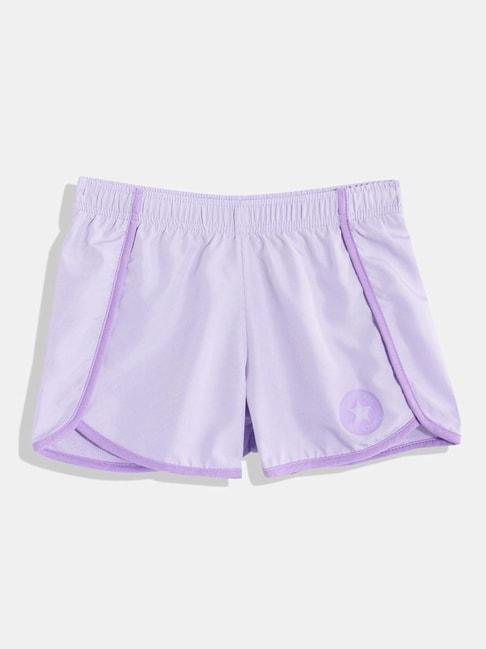 Converse Kids Purple Printed Shorts