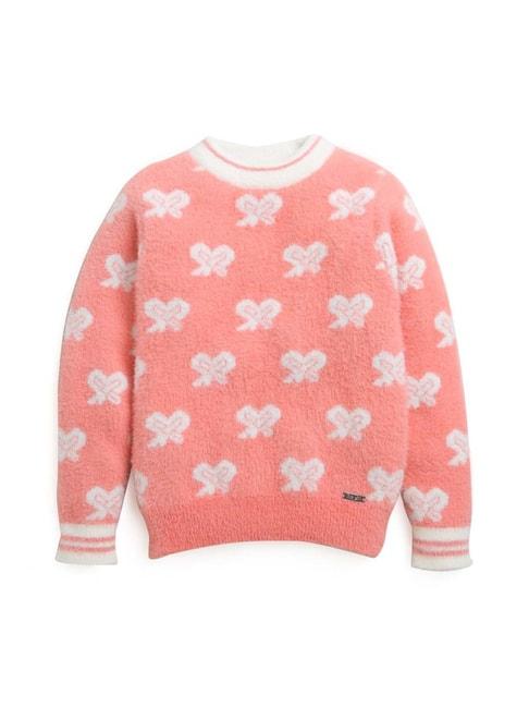 tiny-girl-kids-peach-printed-full-sleeves-sweater