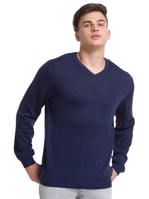 ColorPlus Blue Tailored Fit Sweater