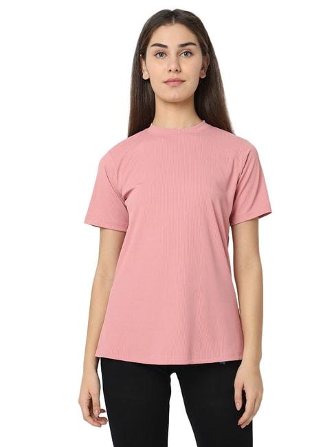 Smarty Pants Pink Cotton Regular Fit T-Shirt