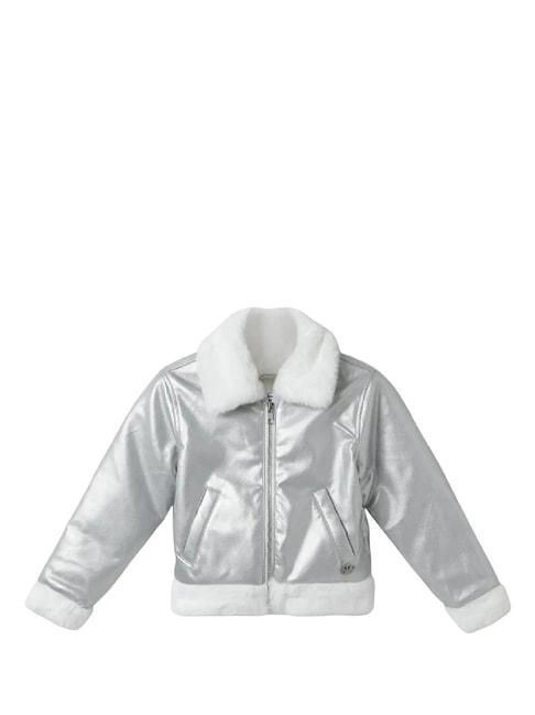 Elle Kids Silver Solid  Jacket