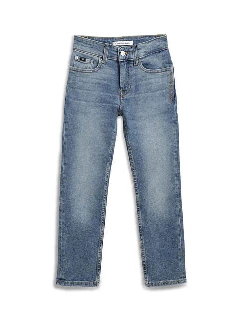 calvin-klein-jeans-kids-blue-solid-jeans