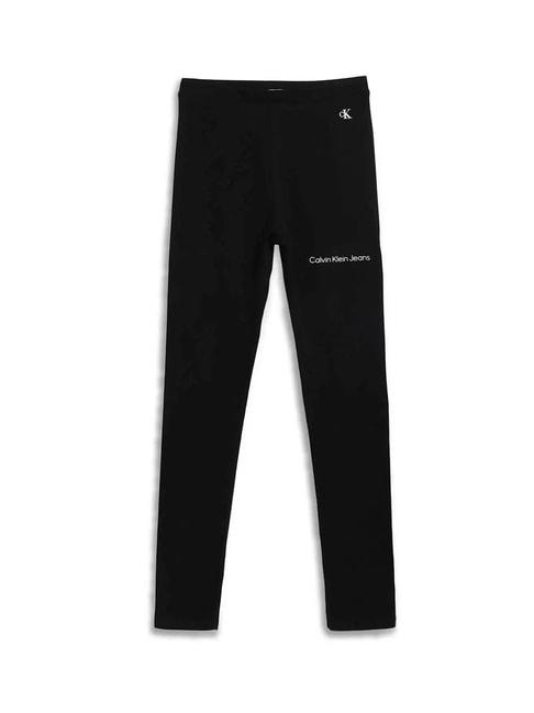 calvin-klein-jeans-kids-black-logo-print-leggings