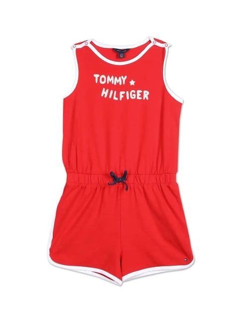 tommy-hilfiger-kids-red-solid-jumpsuit