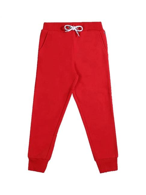 tommy-hilfiger-kids-red-solid-trackpants