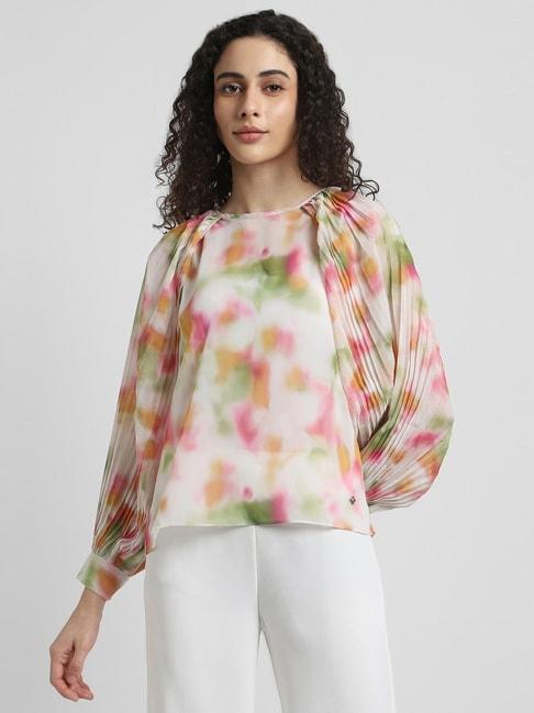 Allen Solly White Printed Top