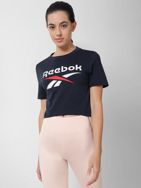 reebok-black-cotton-logo-print-sports-t-shirt