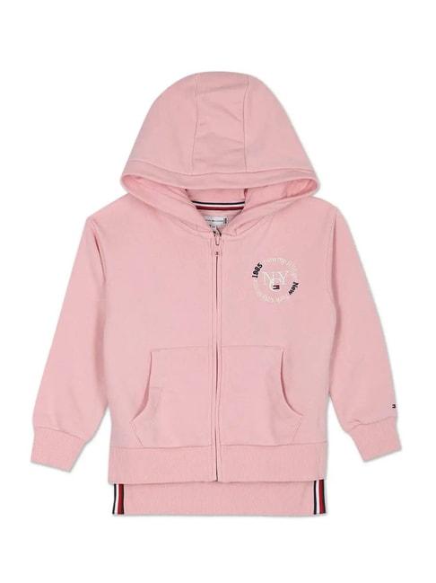tommy-hilfiger-kids-pink-solid-hoodie