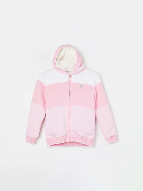fame-forever-by-lifestyle-kids-pink-&-white-cotton-striped-full-sleeves-sweater
