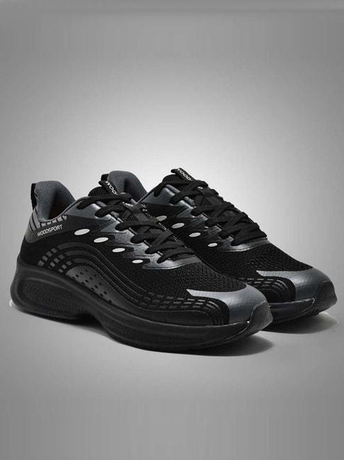 Woodland Men's Black Running Shoes
