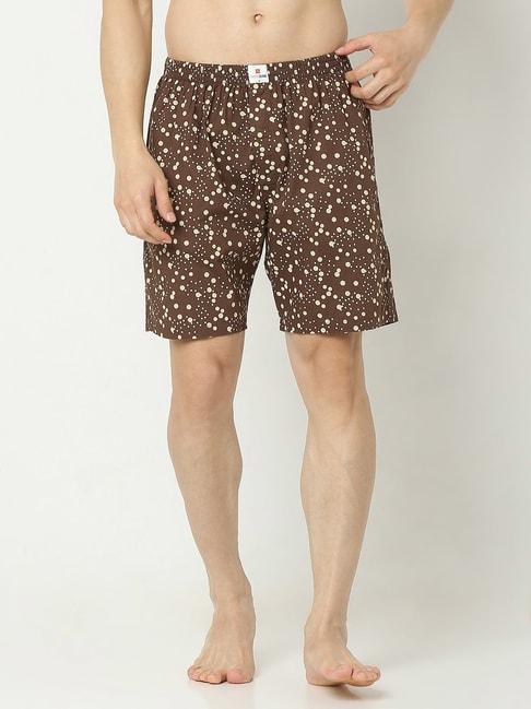 underjeans-by-spykar-dark-brown-premium-cotton-printed-boxer-shorts
