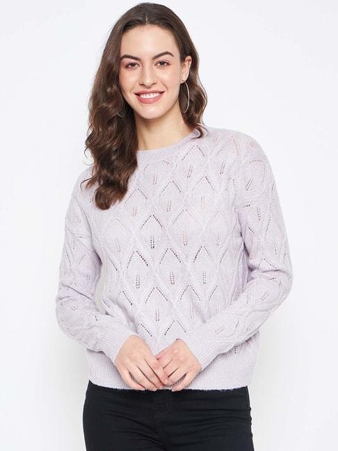 madame-lilac-self-pattern-sweater