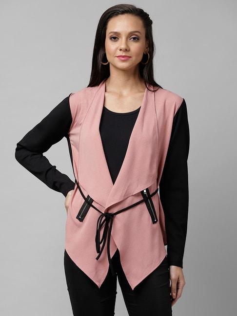 kassually-pink-relaxed-fit-shrug