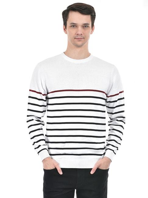 integriti-white-regular-fit-striped-cotton-sweater