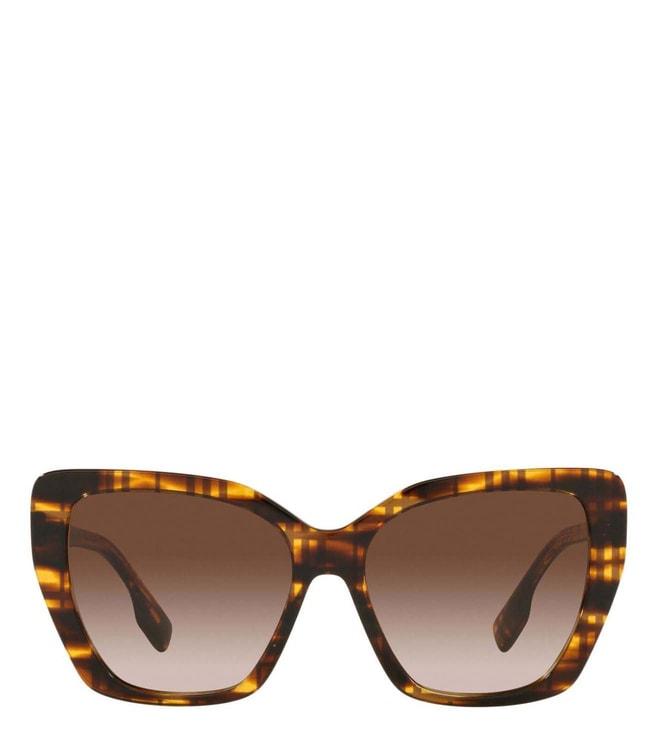Burberry 0BE436639811355 Brown Gradient Cat Eye Sunglasses for Women