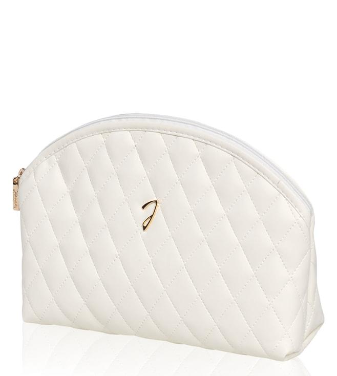 Janeke 1830  White Quilted Beauty Bag