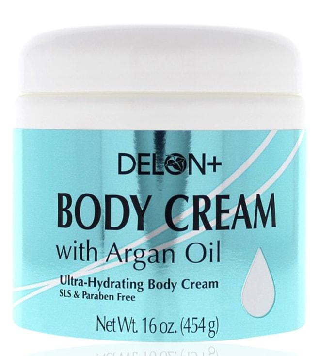 Delon Ultra-Hydrating Body Cream with Argan Oil - 454 gm
