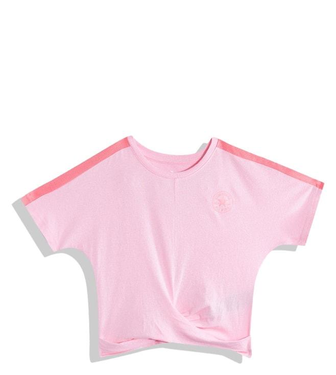 Converse Kids Pink Regular Fit T-Shirt
