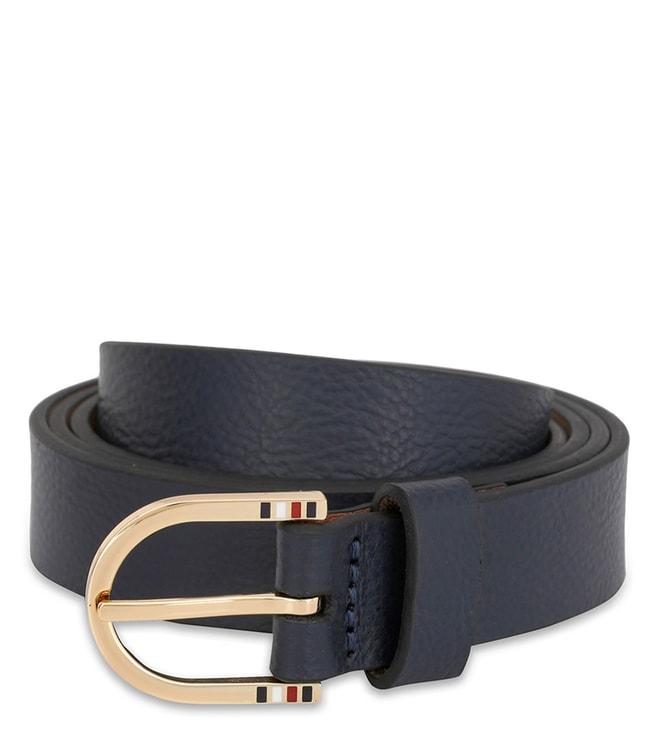 tommy-hilfiger-navy-fuchsia-textured-leather-belt