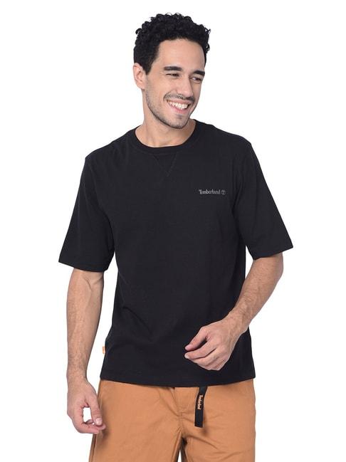timberland-black-regular-fit-logo-print-crew-t-shirt