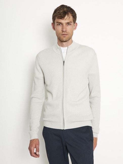 Bruun & Stengade White Regular Fit Sweater