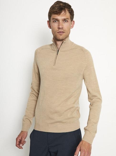 Bruun & Stengade Beige Regular Fit Sweater