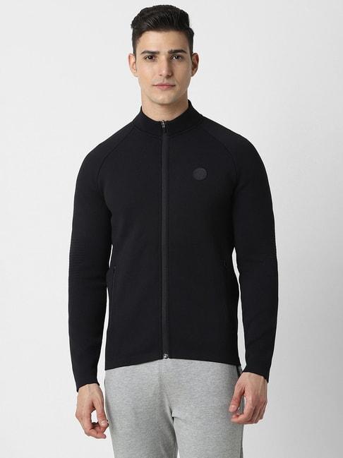 van-heusen-black-regular-fit-jacket