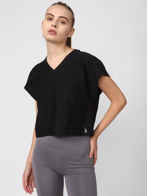 reebok-black-self-pattern-t-shirt