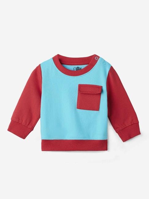 the-souled-store-kids-blue-&-maroon-cotton-self-pattern-full-sleeves-sweatshirt