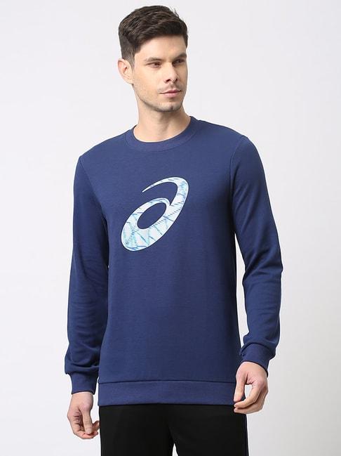 asics-ocean-blue-regular-fit-logo-print-sweatshirt