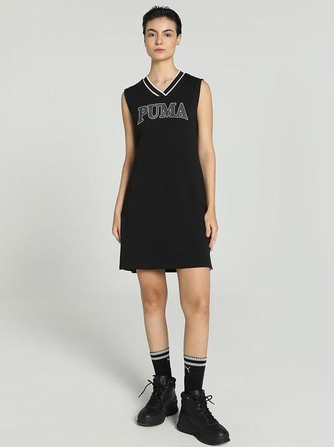puma-black-printed-shift-dress