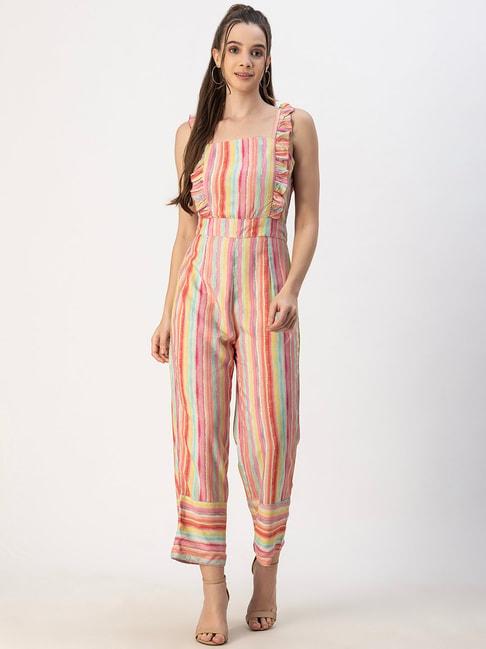 moomaya-multicolor-striped-jumpsuit