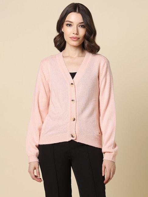 allen-solly-peach-cotton-sweater