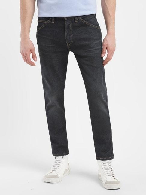 levi's-black-slim-tapered-fit-jeans