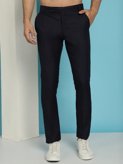 jainish-navy-tapered-fit-trousers