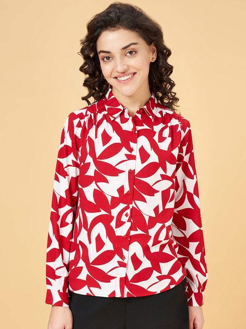 annabelle-by-pantaloons-red-printed-shirt