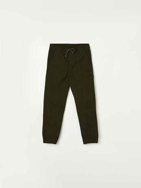 fame-forever-by-lifestyle-kids-olive-cotton-regular-fit-joggers