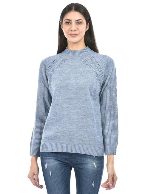 numero-uno-light-blue-self-design-sweater