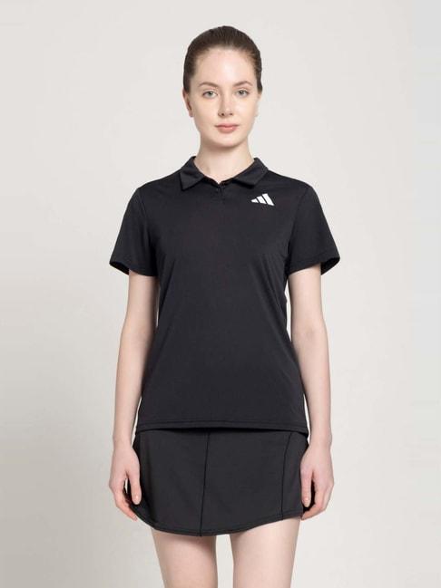 adidas-black-logo-print-sports-t-shirt