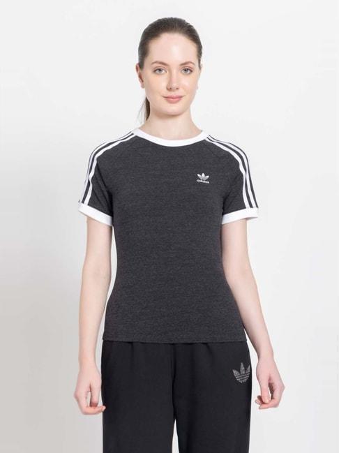 adidas-originals-black-cotton-striped-sports-t-shirt