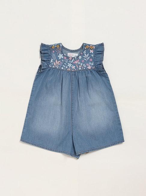 hop-baby-by-westside-blue-denim-embroidered-playsuit